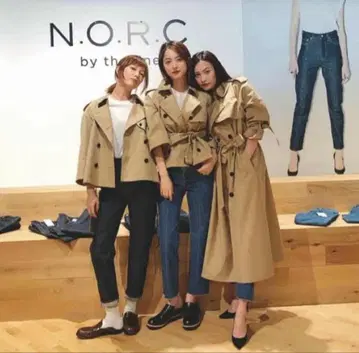 N.O.R.C by the line 트렌치코트 베이지
