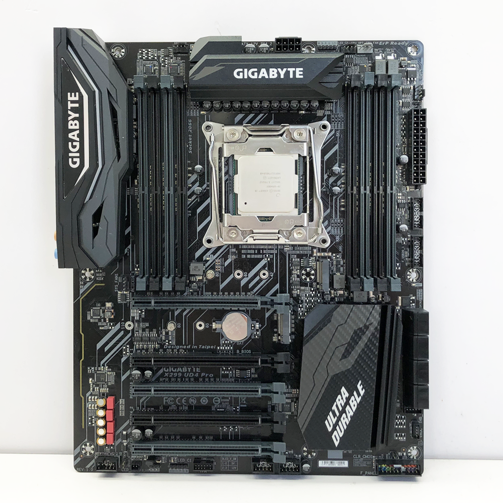 인텔 i9-10900X + GIGABYTE X299 UD4 PRO 셋트 내용확인