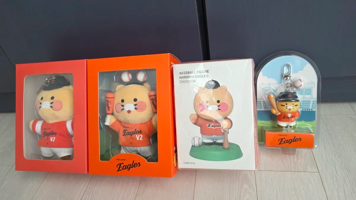 한화이글스 춘식이 콜라보 키링 및 피규어 판매