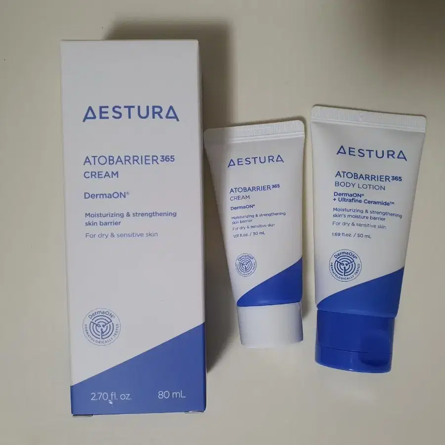 에스트라 아토베리어365 크림 80ml+30ml + 바디로션 50ml