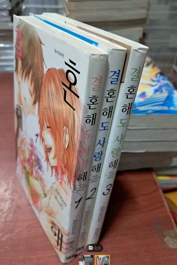 결혼해도 사랑해 1-3 완 /상태(중)/대원/shin
