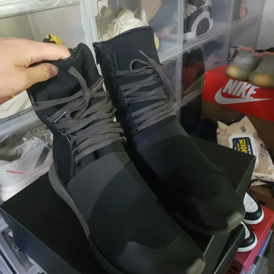아디다스 Y-3 콰사 y3 하이 부츠 280