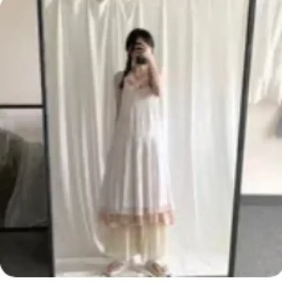 눙빈티지 아이보리 레이스 나시 롱원피스 빈티지 원피스 아오이유우 런던브릿지 콜라보