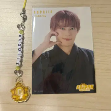 에비라이 에비뮤 BUDDiiS TAKUYA 비즈 스트랩 브로마이드