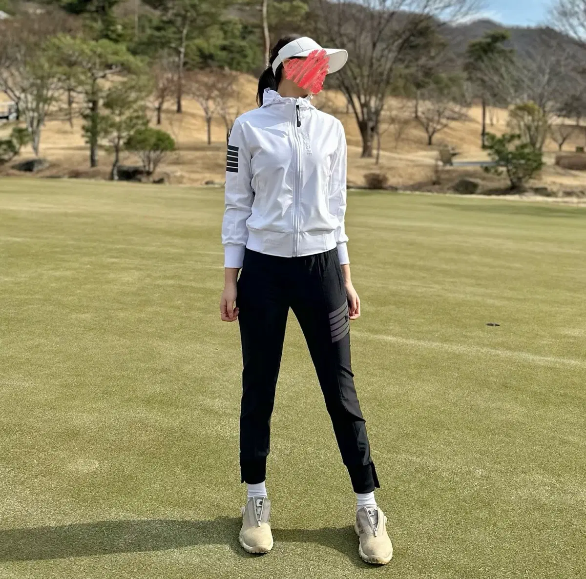 어메이징크 여성 아코디오 후드집업 트레이닝 세트