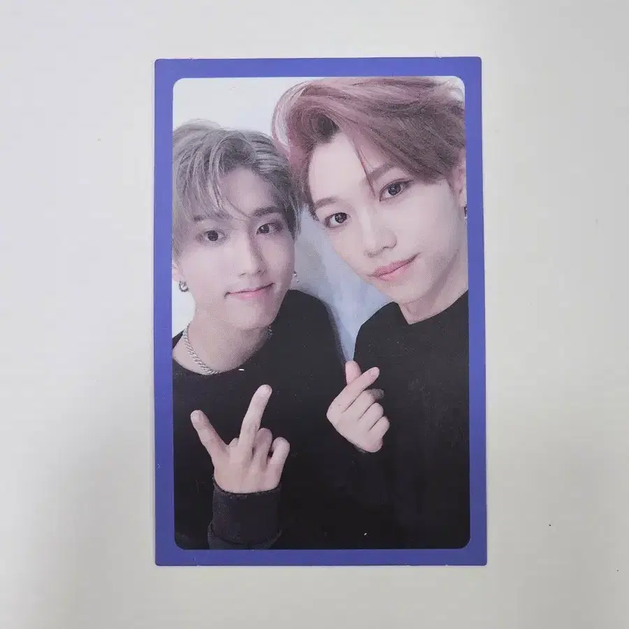 스트레이키즈 필릭스 한지성 아엠유 유닛 포카 포토카드 skz 스키즈