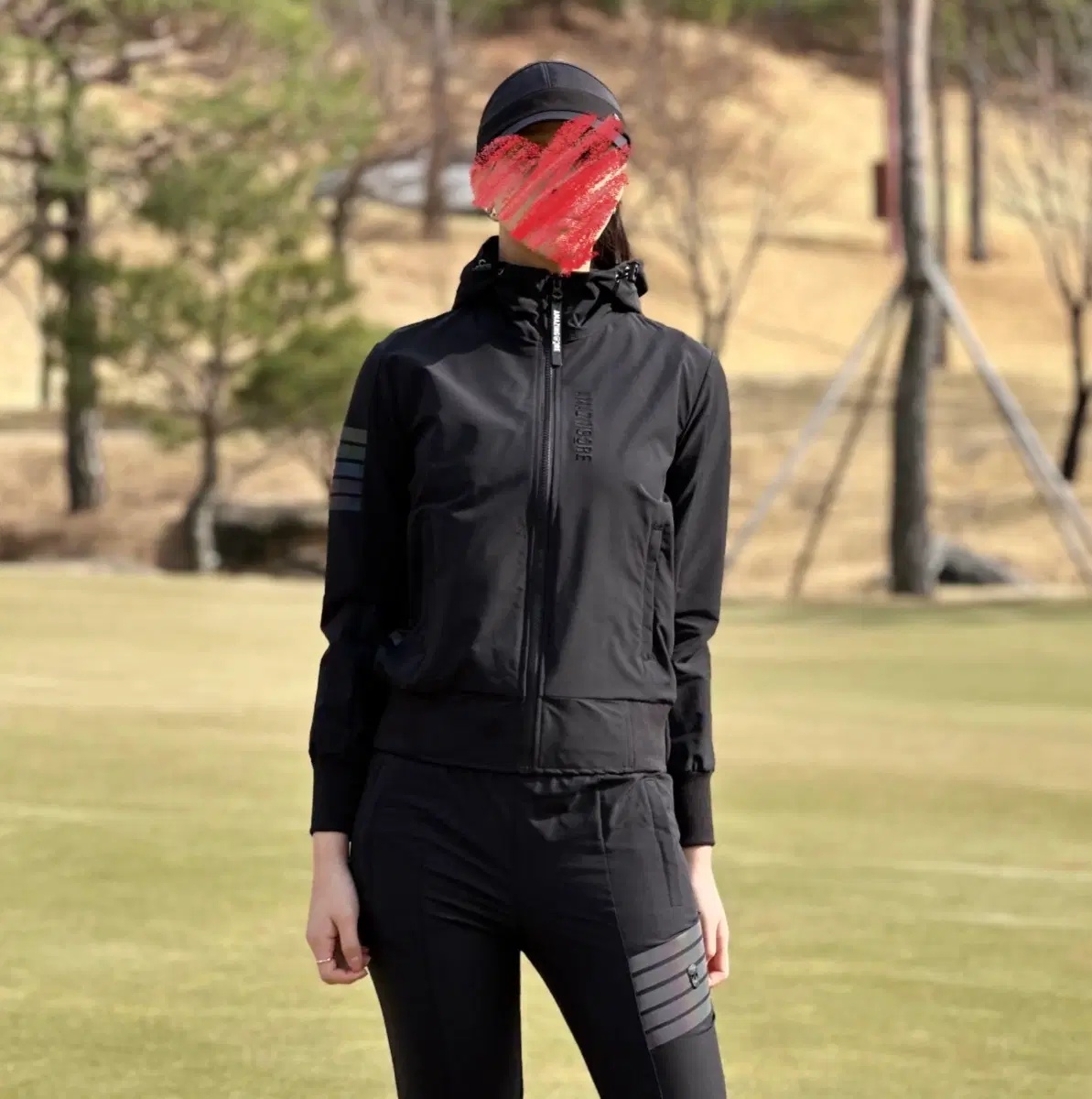 어메이징크 여성 아코디오 후드집업 트레이닝 세트