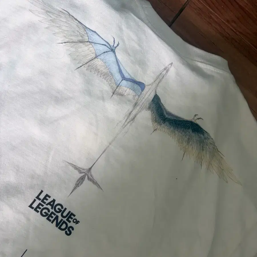 [L] 리그오브레전드 콜라보 티셔츠 (검)