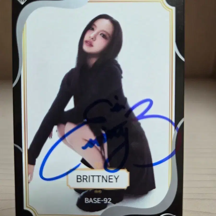 VVS 브리트니 BRITTNEY 직필 싸인카드