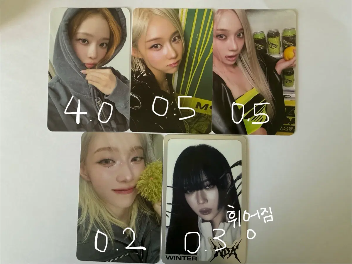 에스파 윈터 포카 /급처