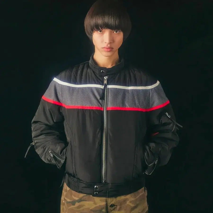 [M] 앤더슨벨 모토 레이싱 패디드 재킷
