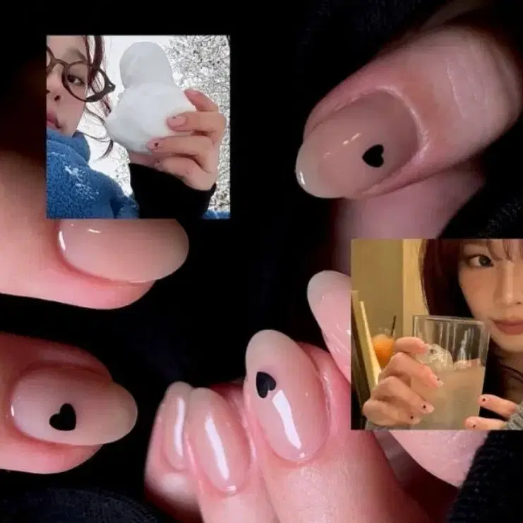 가을할인)No.181 누드 수제 네일팁