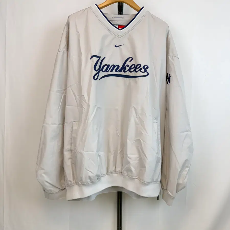 [NIKE]00s 나이키 양키스 웜업 어웨이 바람막이 자켓