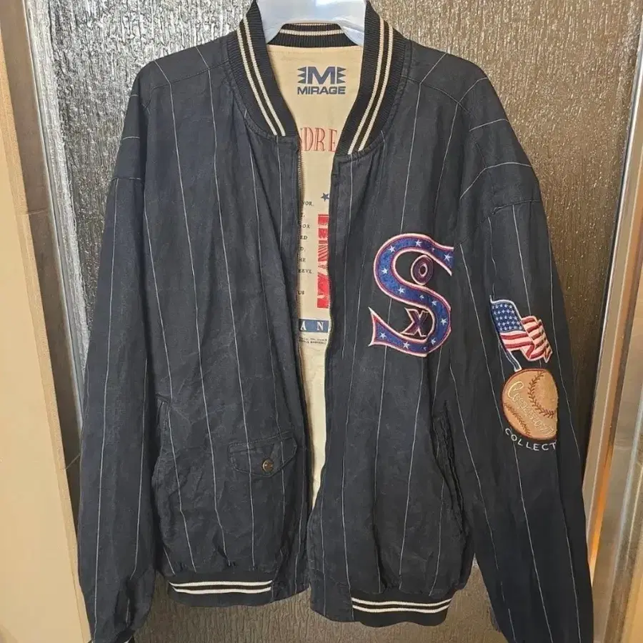 Vintage XL 1991 Mirage Chicago White Sox Comiskey Park Jacket Cooperstown MLB
