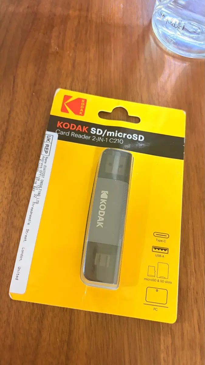 코닥 SD/microSD 카드 리더기 2-IN-1 C210