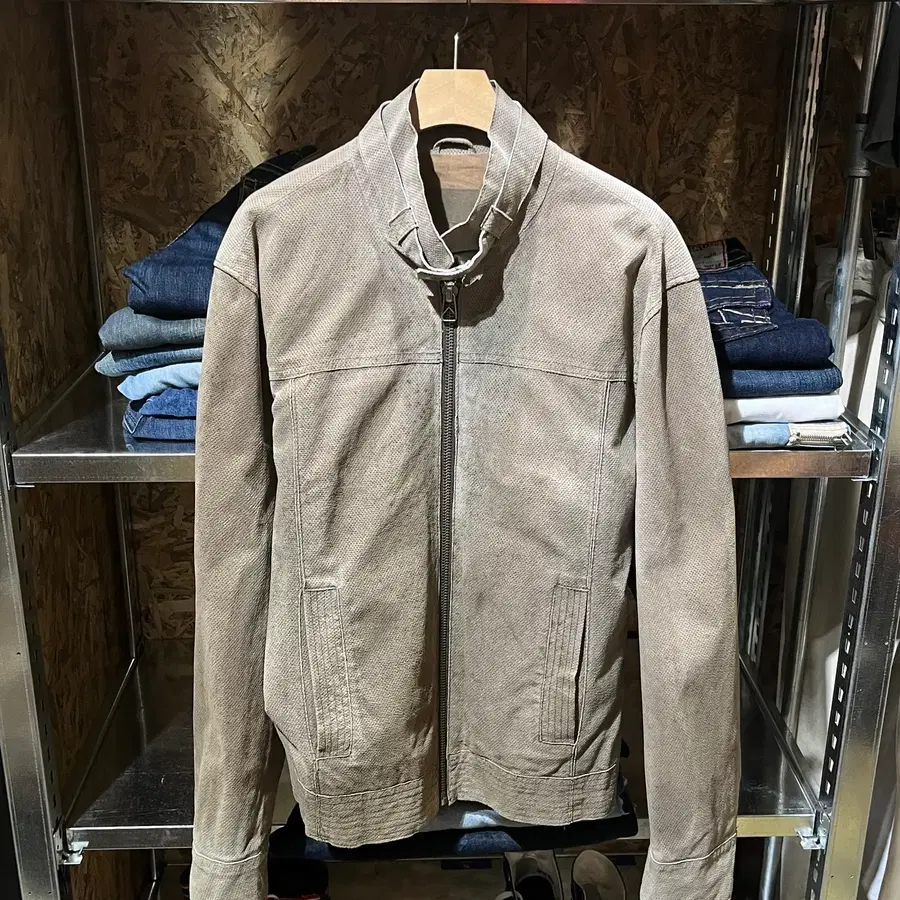 스위스 스웨이드 자켓 L