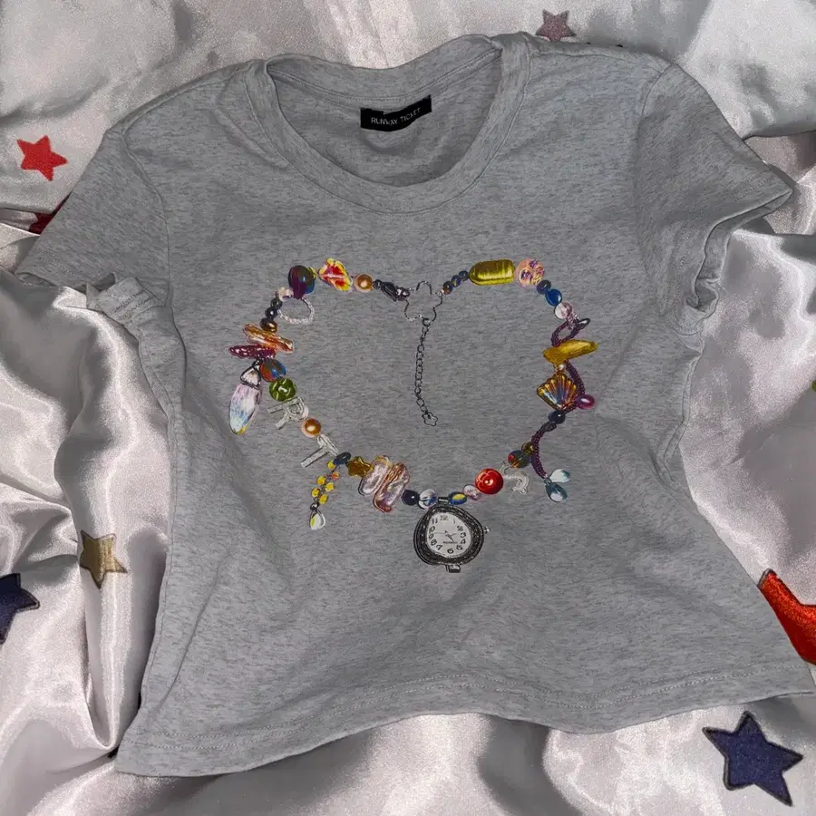 런웨이티켓 오운서 My Necklace T shirt 반팔 티셔츠 S