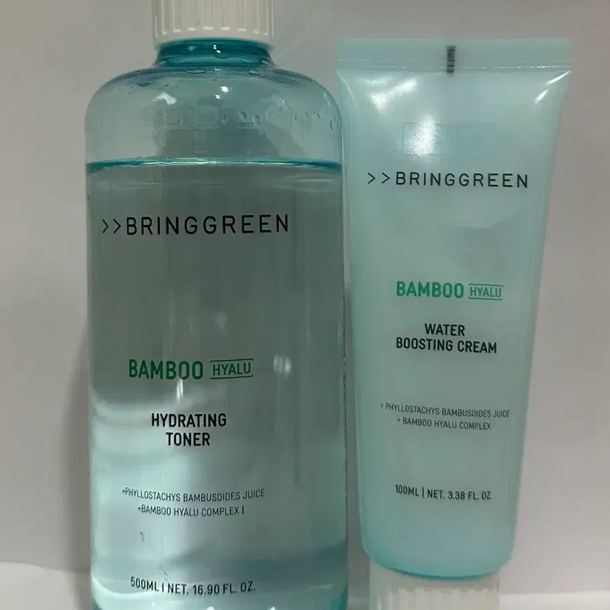 브링그린 대나무 히알루 수분 토너+수분 부스팅 크림