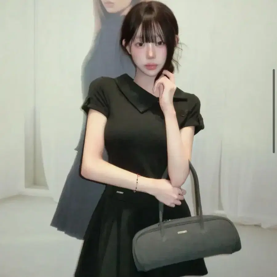 미세키서울블랙플레어치마M