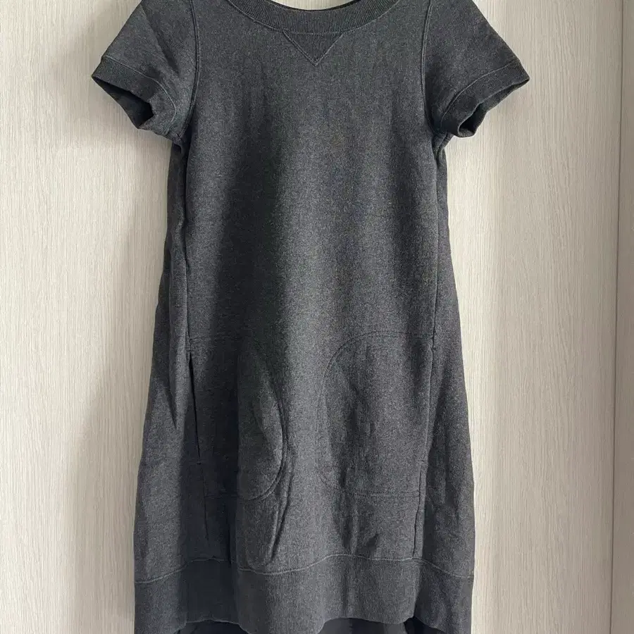 Sacai 사카이 사카이럭 그레이 배색 원피스