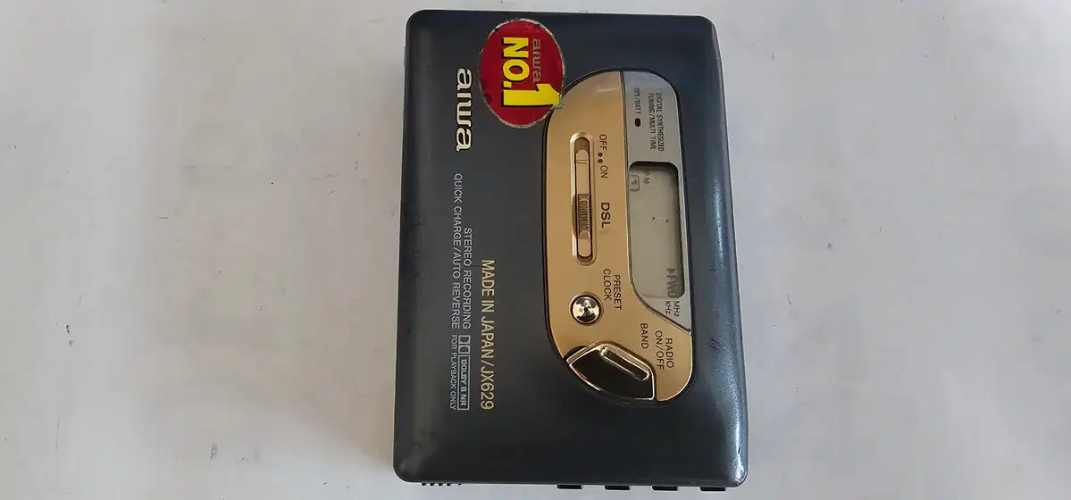 AIWA HS-JX629  워크맨 작동품