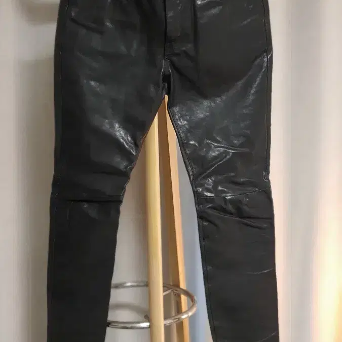 생로랑 14FW 에디슬리먼 레더 팬츠
