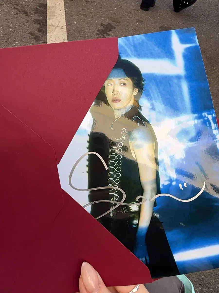 친필사인인화 교환 동명>기욱 /판매