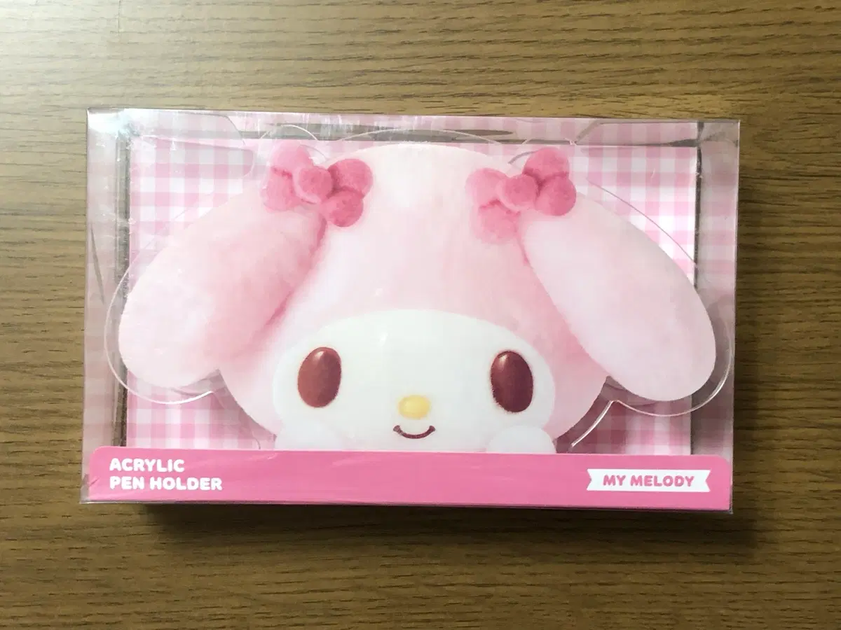 마이멜로디 아크릴 연필꽂이 펜홀더 정리함