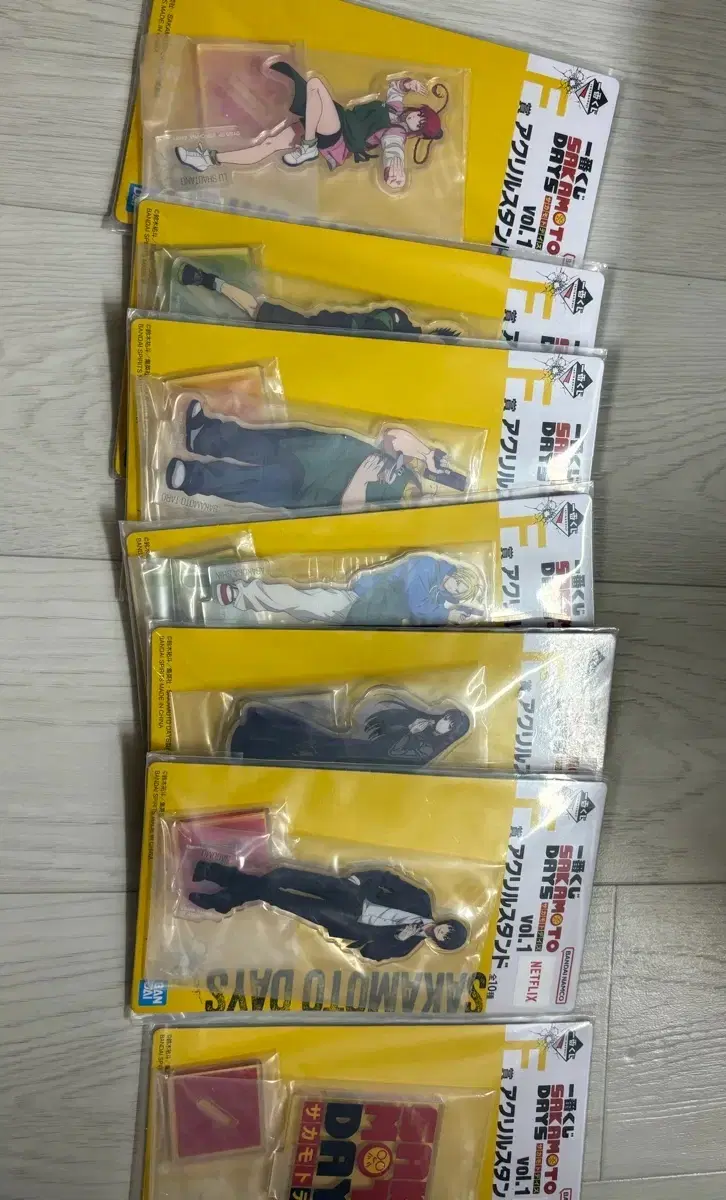 사카모토데이즈 이치방쿠지 아크릴 스탠드 일괄