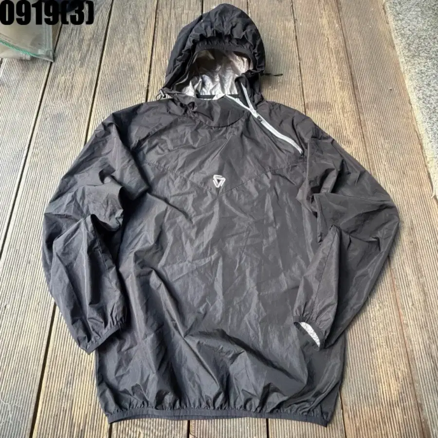 Hotline 블랙 후드 바람막이 2XL 9/19