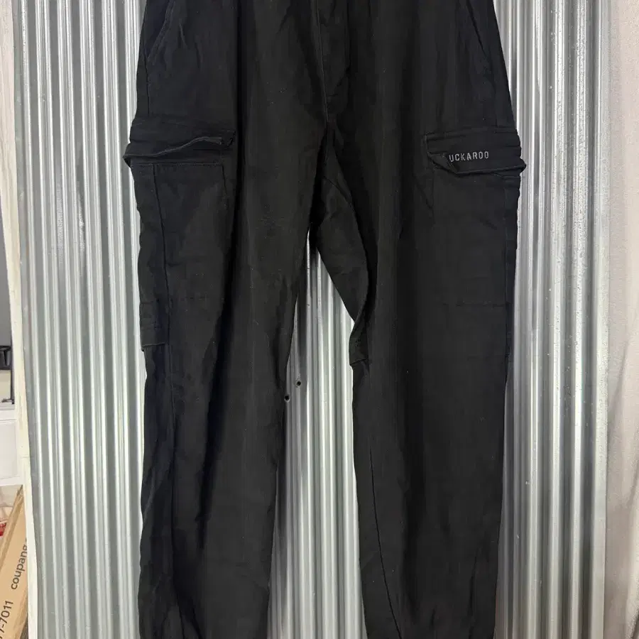 XL 버커루 카고 조거팬츠 블랙