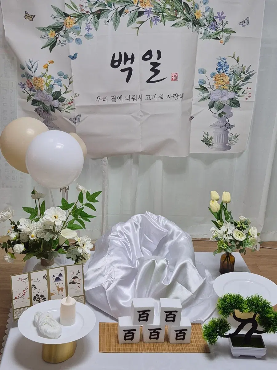 백일상 구성품 일괄