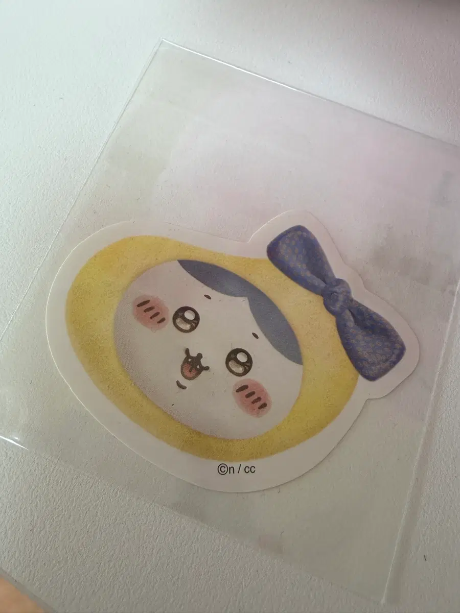 치이카와 도쿄바나나 스티커 하치와레