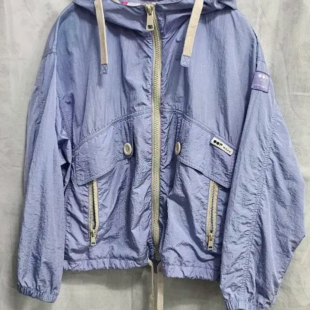 OOF WEAR 루즈핏 라일락 후드 자켓