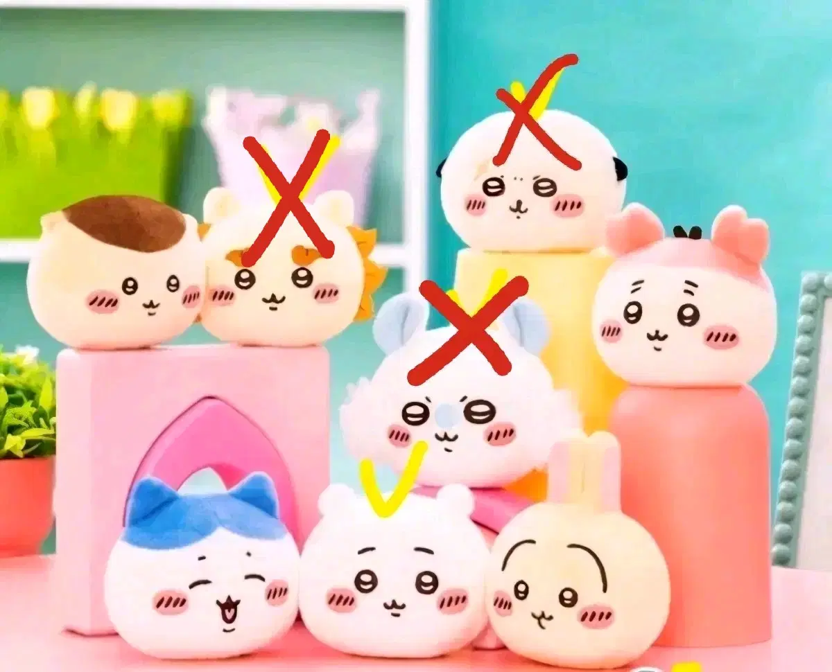 치이카와 포요용 얼굴 마스코트