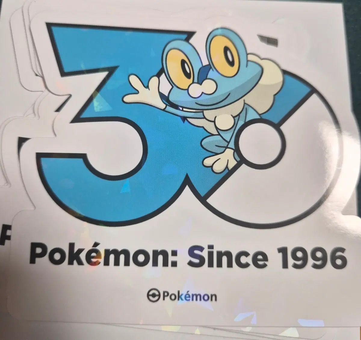 포켓몬 30주년 스티커 개구마르