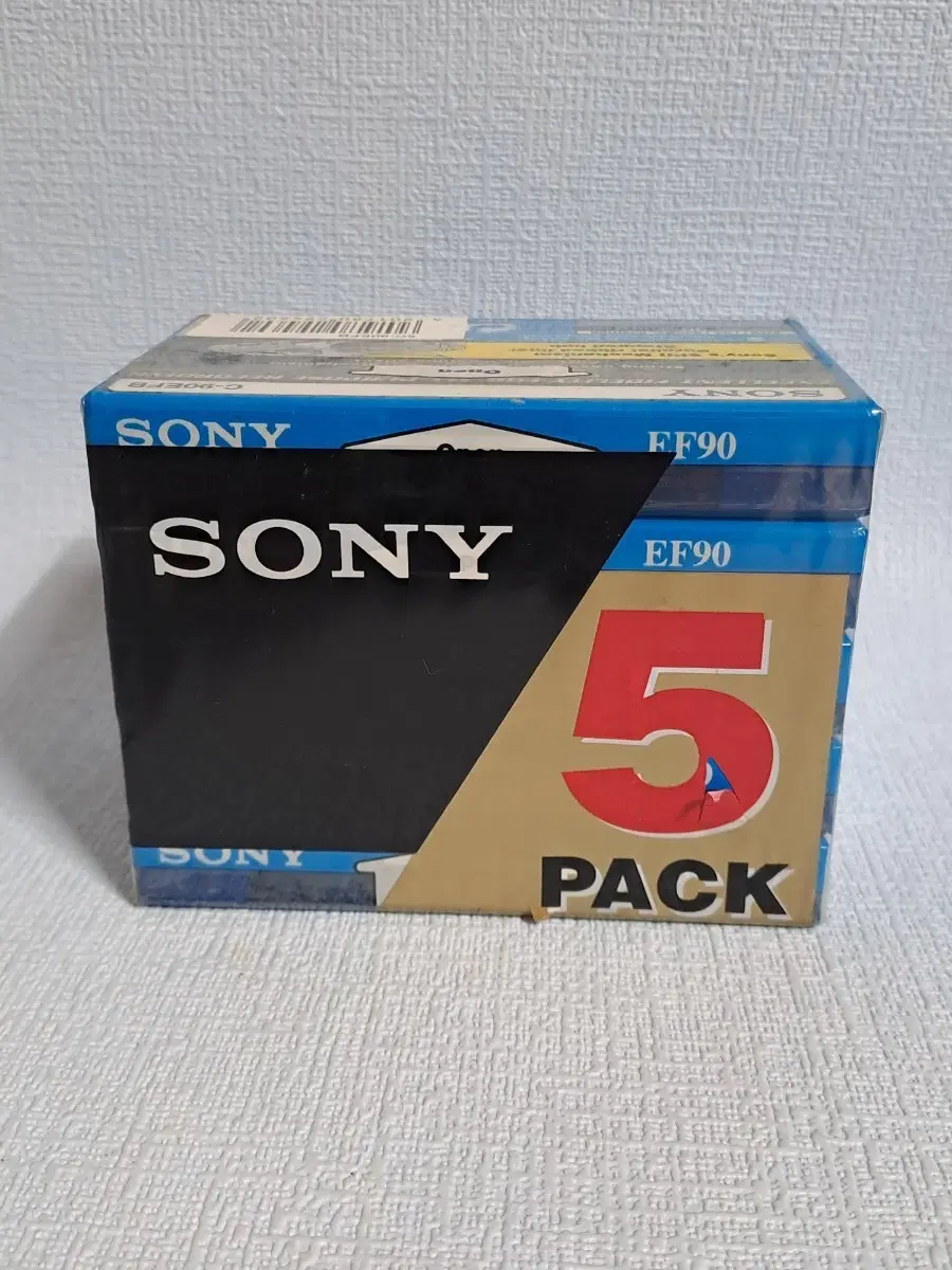 카세트 공테이프 [ 소니 ] SONY 오디오 카세트테이프 [ 미개봉 ] 5팩