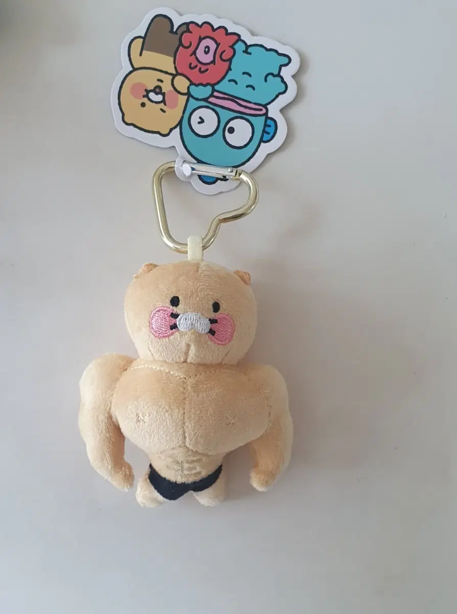 카카오프렌즈 춘식이 근육 인형 키링 새상품
