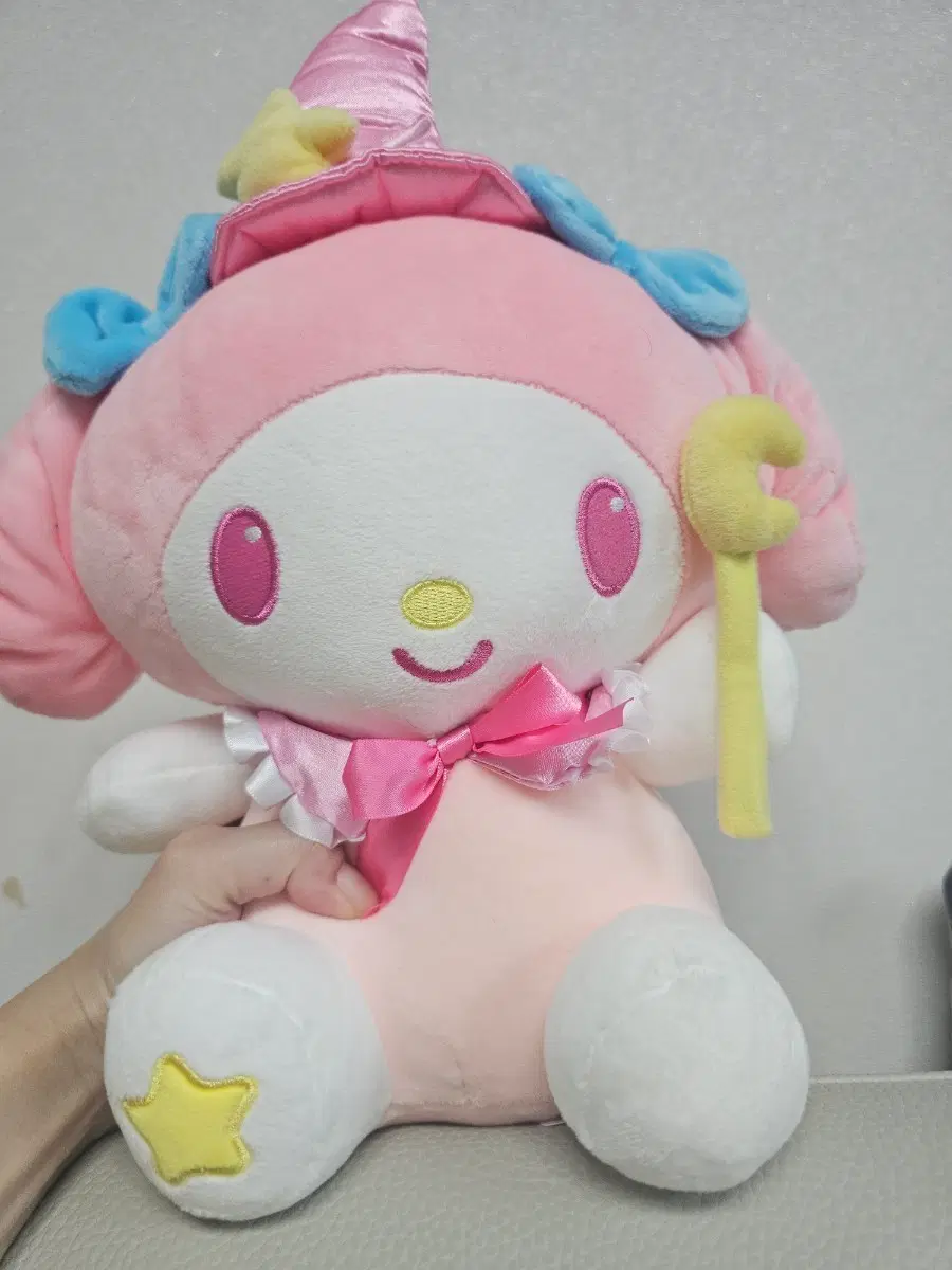 정품 새상품 택포함마이멜로디 마법사 인형 핑크