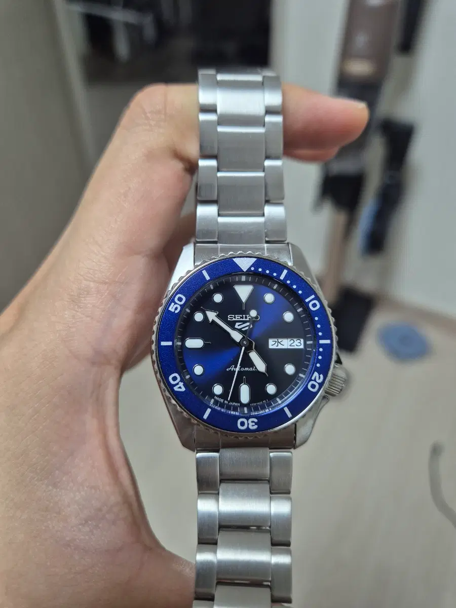 (풀박스)(새상품급) 세이코 오토매틱 다이버워치 SBSA299 38mm 청판(seiko5 sports SKX series)