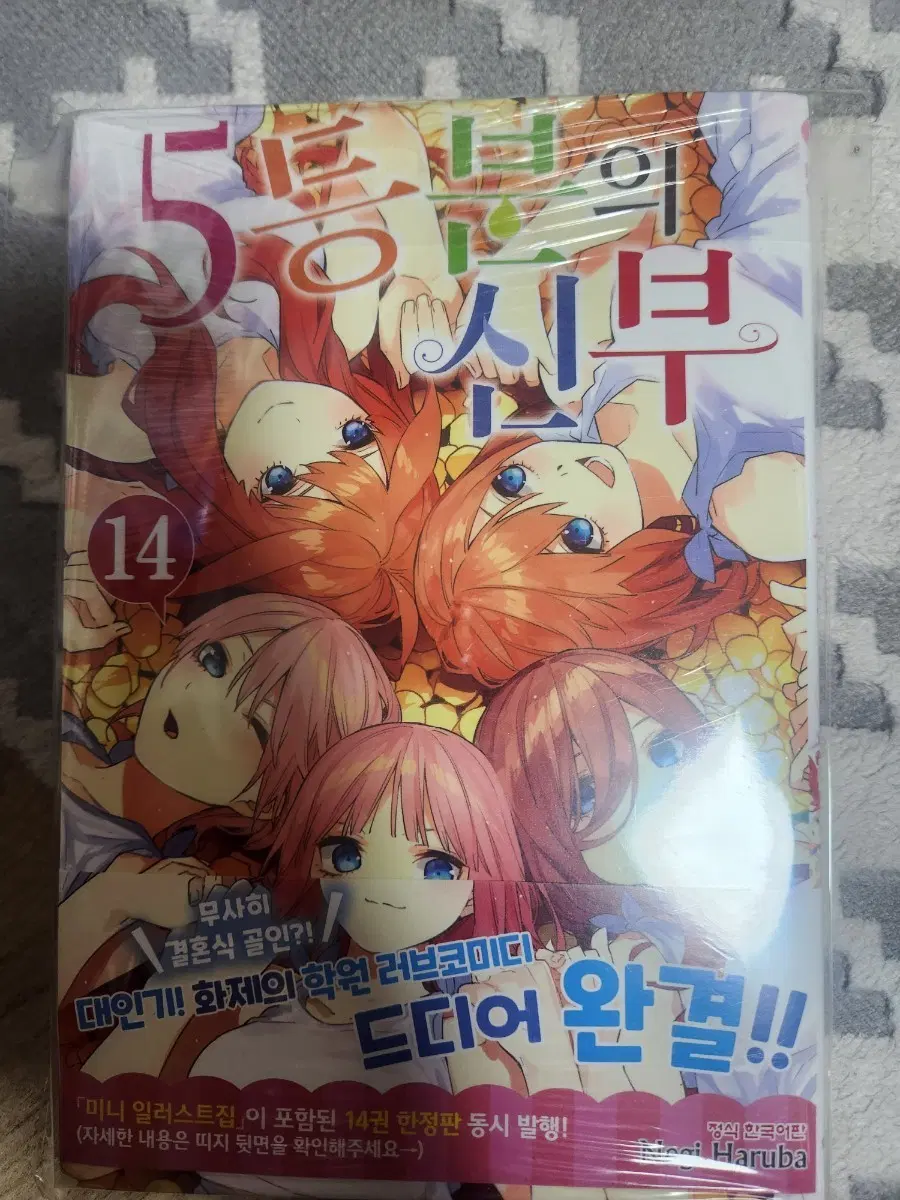 5등분의신부 14권 초판미개봉