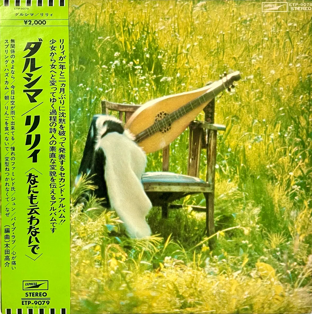 사이키델릭 릴리 Lily-Dulcimer - Nothing By Mouth LP