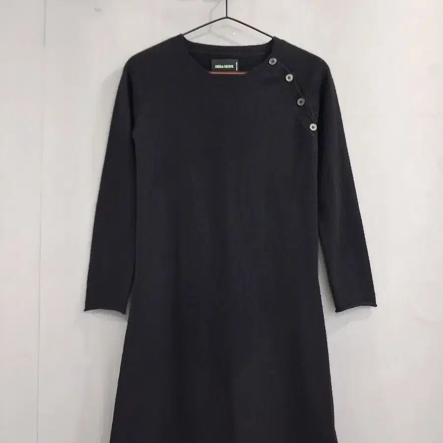ZADIG&VOLTAIRE 블랙 캐시미어100 원피스 S
