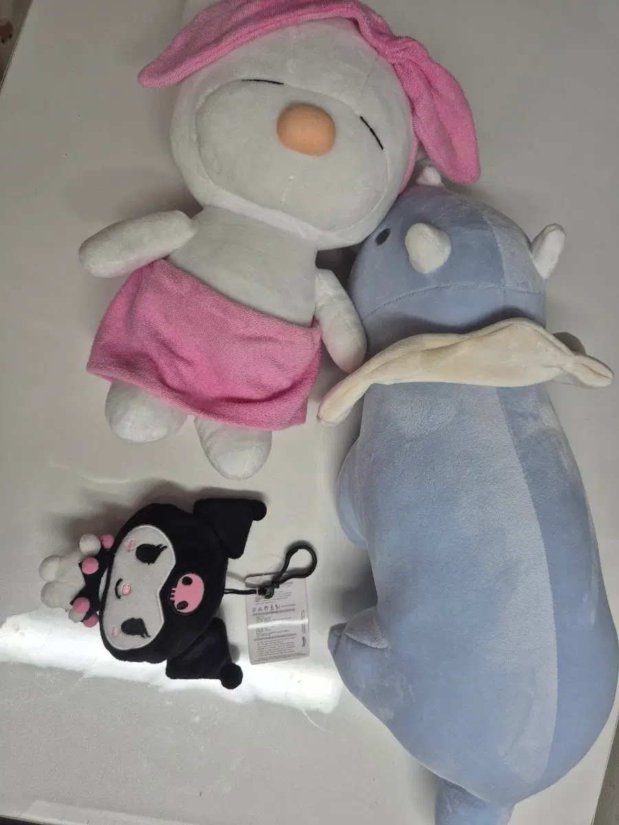 인형 3개 합친 금액