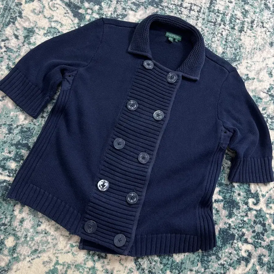 Ralph Lauren Jeans C.P 랄프로렌 하프 니트 자켓 (XL)