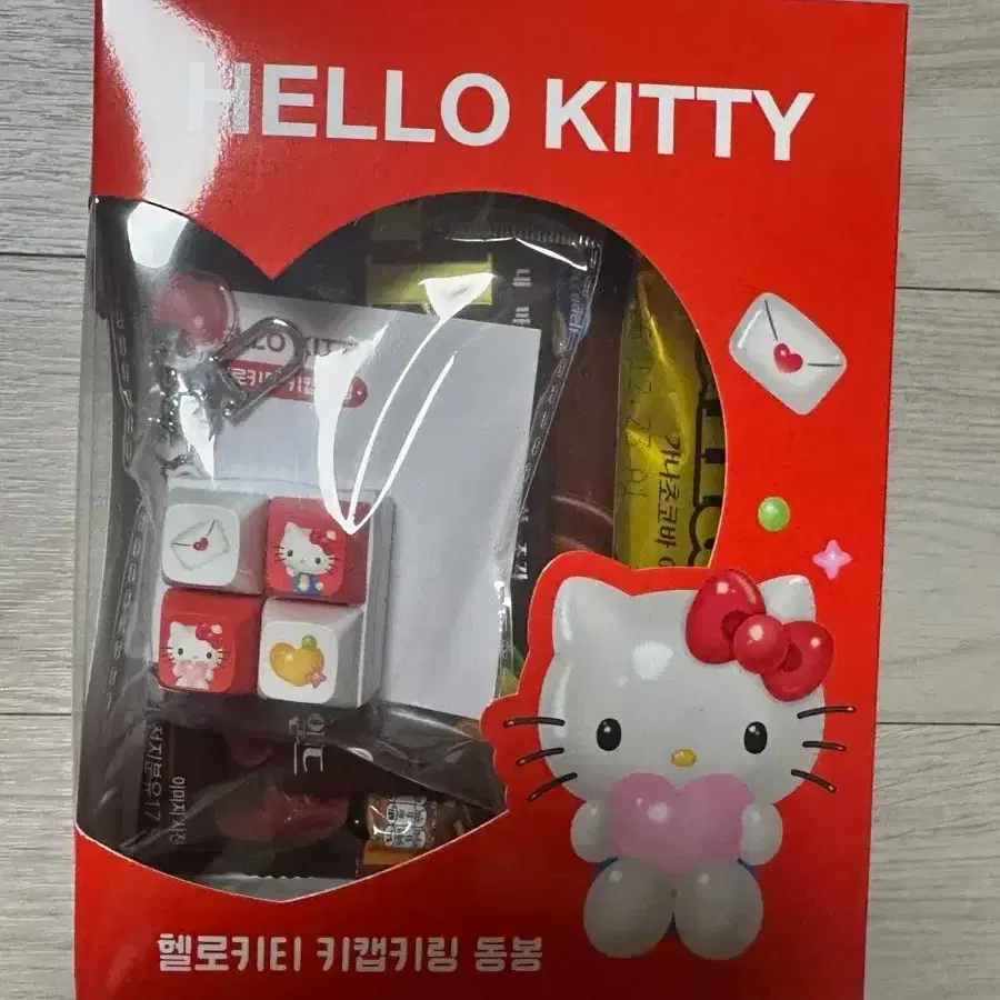 세븐일레븐 헬로키티 키캡키링 기프트세트