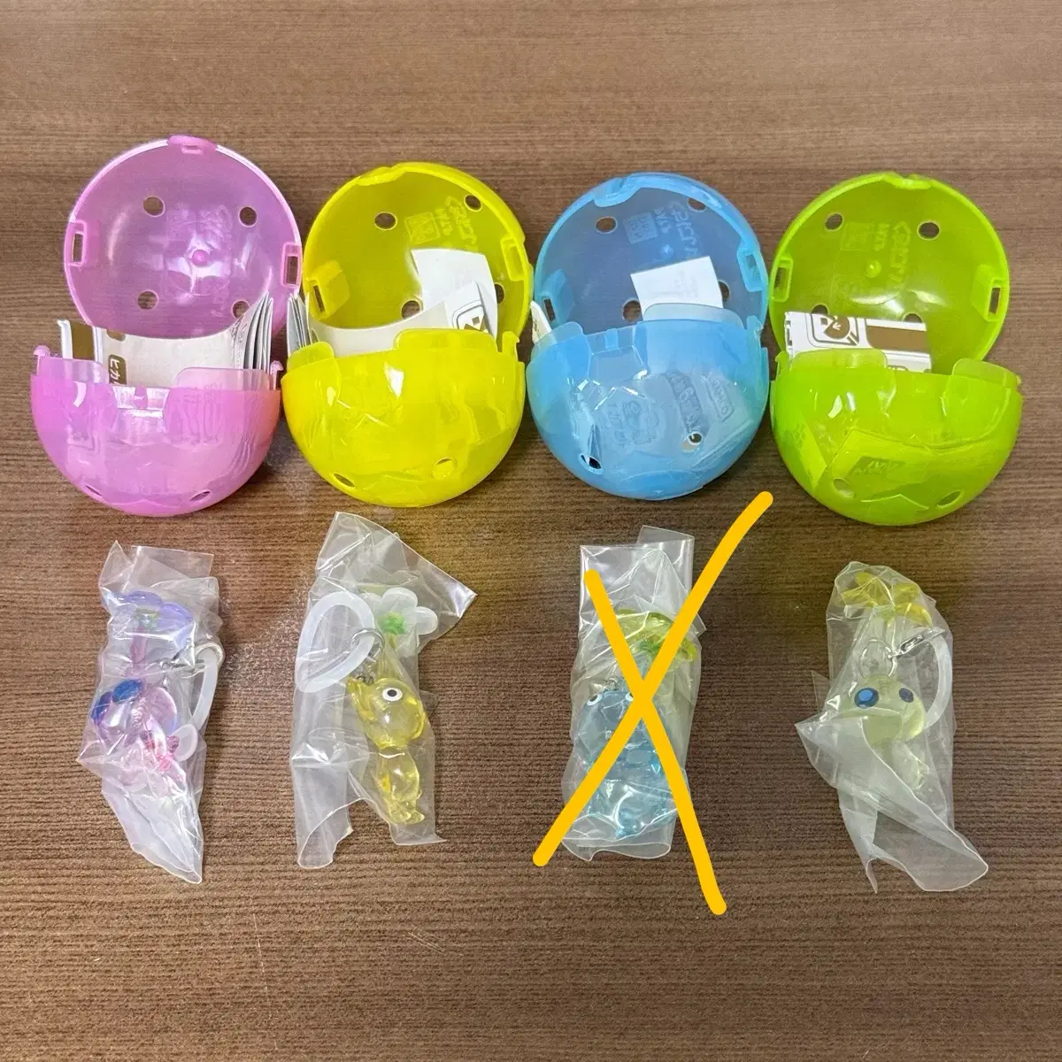 피크민 메지루시 2탄 날개 노랑 얼음 반짝