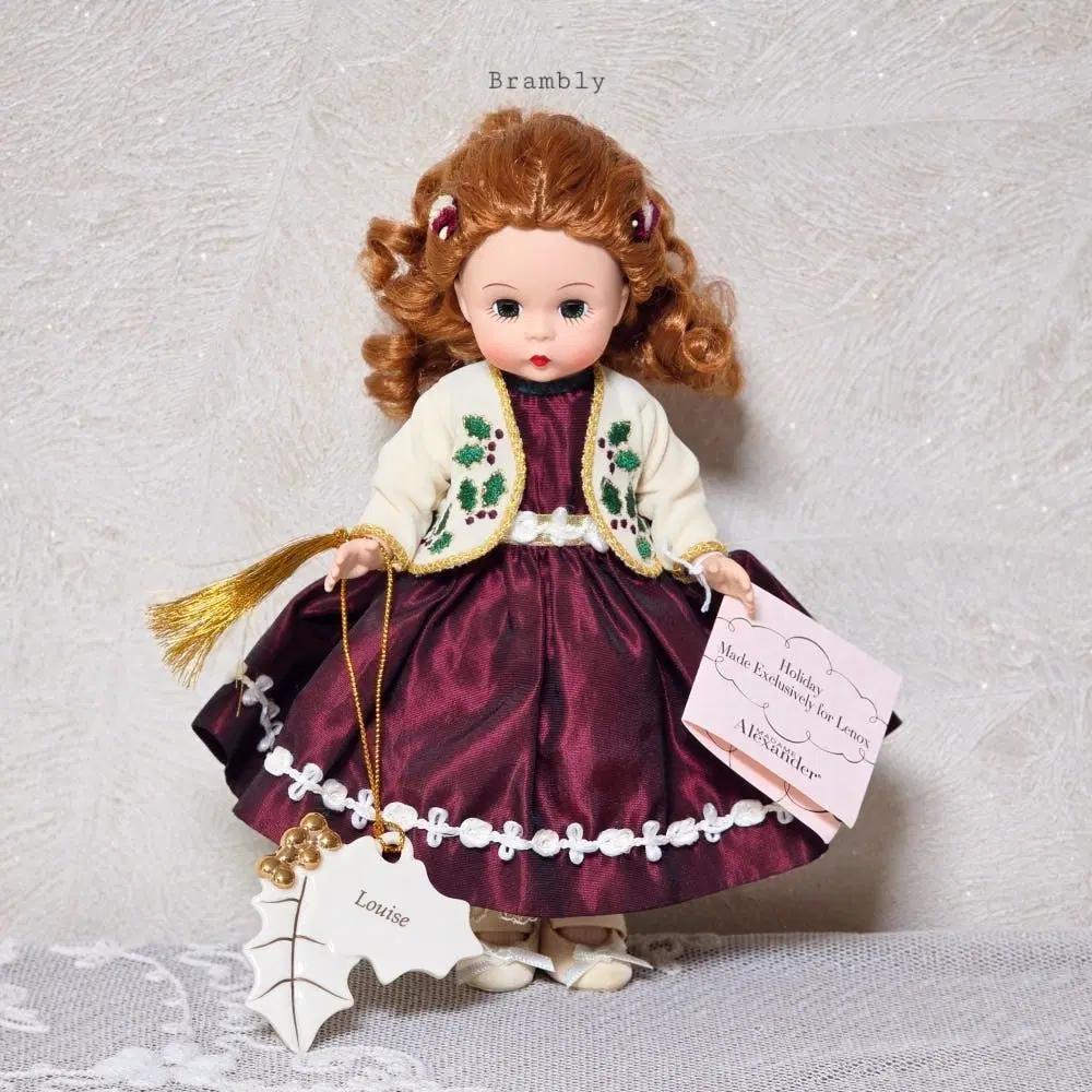 Madame Alexander Doll 마담 알렉산더 레녹스 홀리데이 한정판 레어 빈티지돌 8인치 인형 소품 장식 인테리어 오너먼트 수집 크리스마스