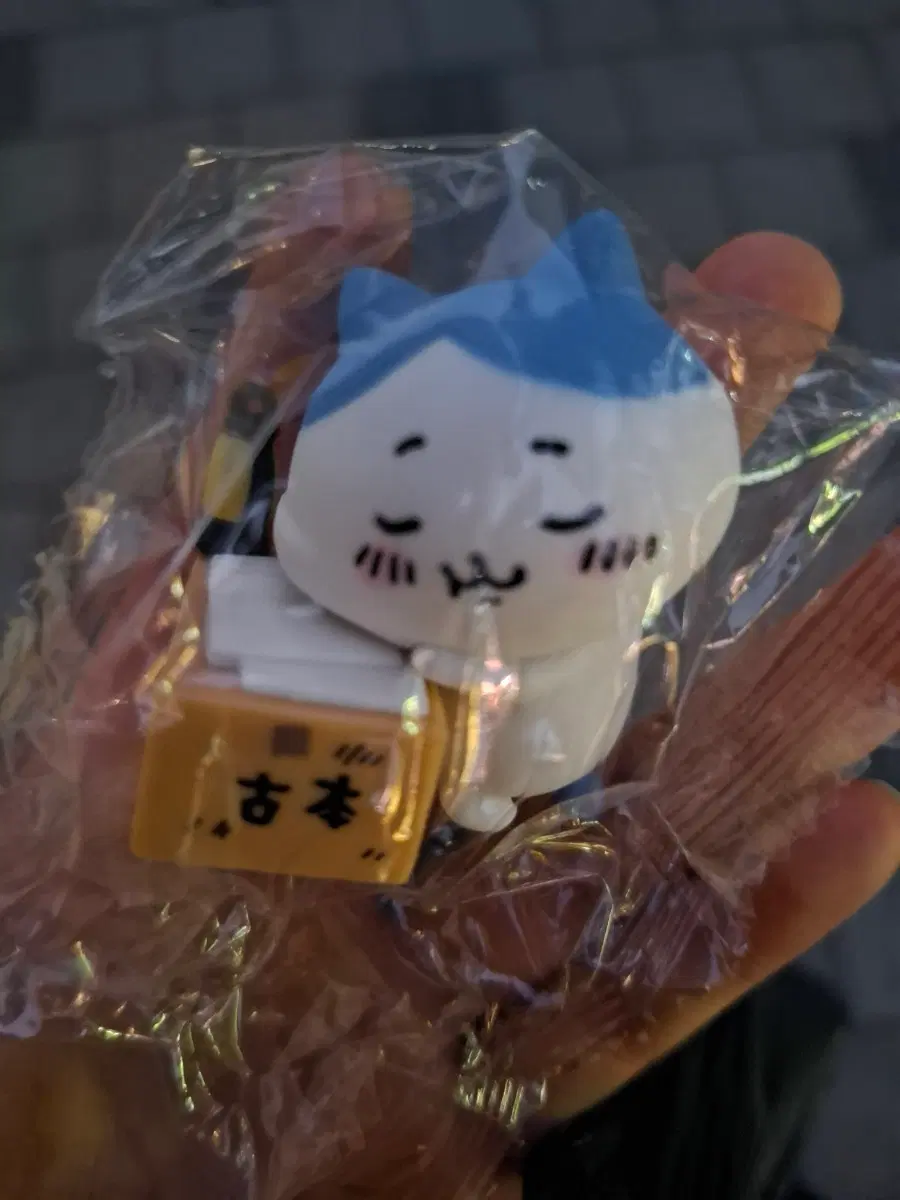 치이키와 하치와레 탁상 잠자는 피규어