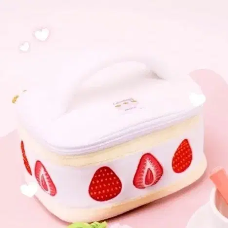 구함)캔메이크 캇제 딸기산도 스트로베리 파우치 런치팩